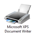 Windows 7 XPS printer icon